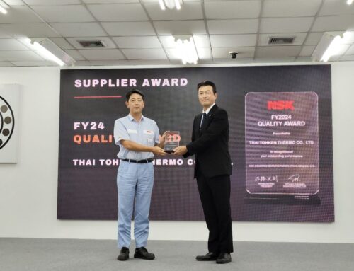 “FY2024 Quality Award” from NSK Bearings Manufacturing (Thailand)